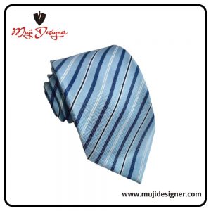 Sky Blue Dark Blue with Black & white stripe